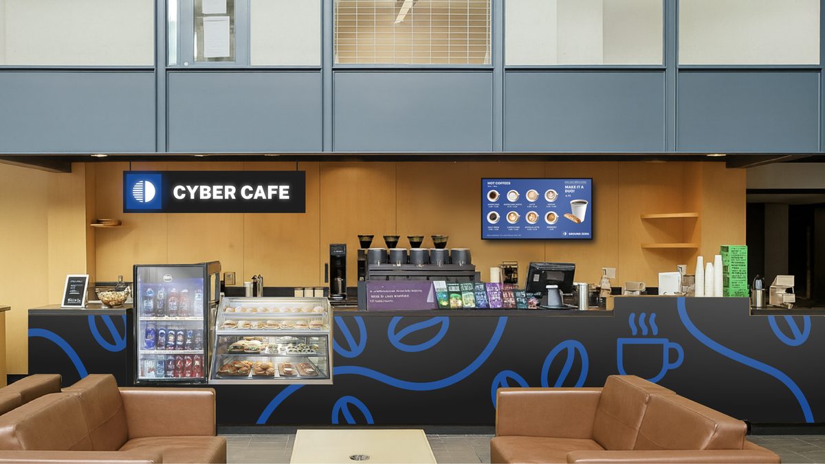 Dalhousie Hospitality brand with café mockups