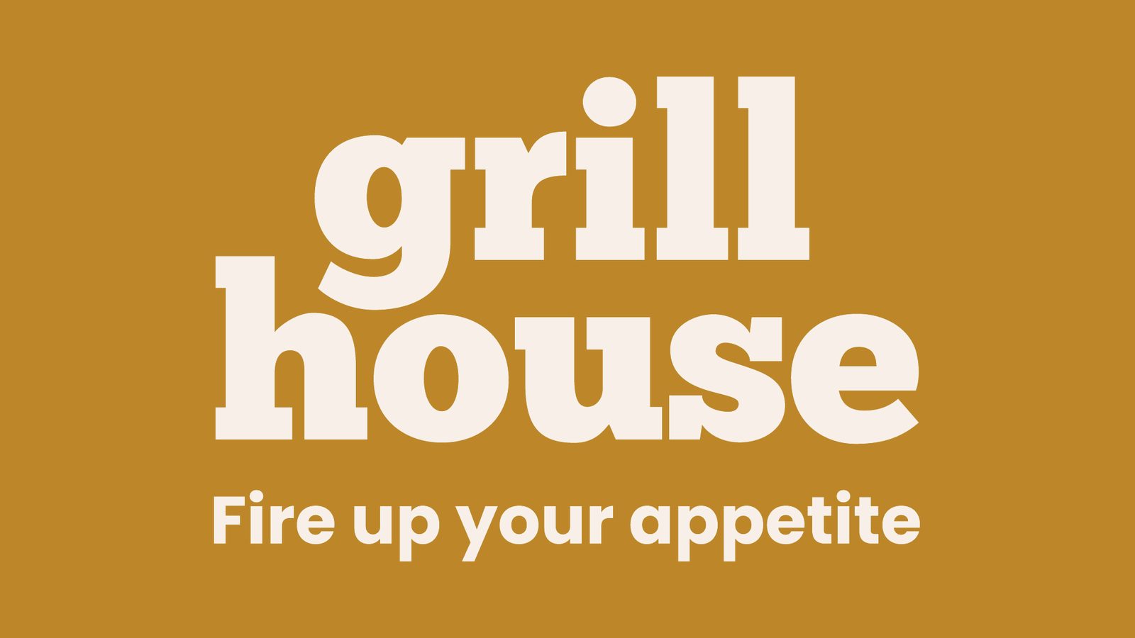 Grill House station sign, Rounded identity