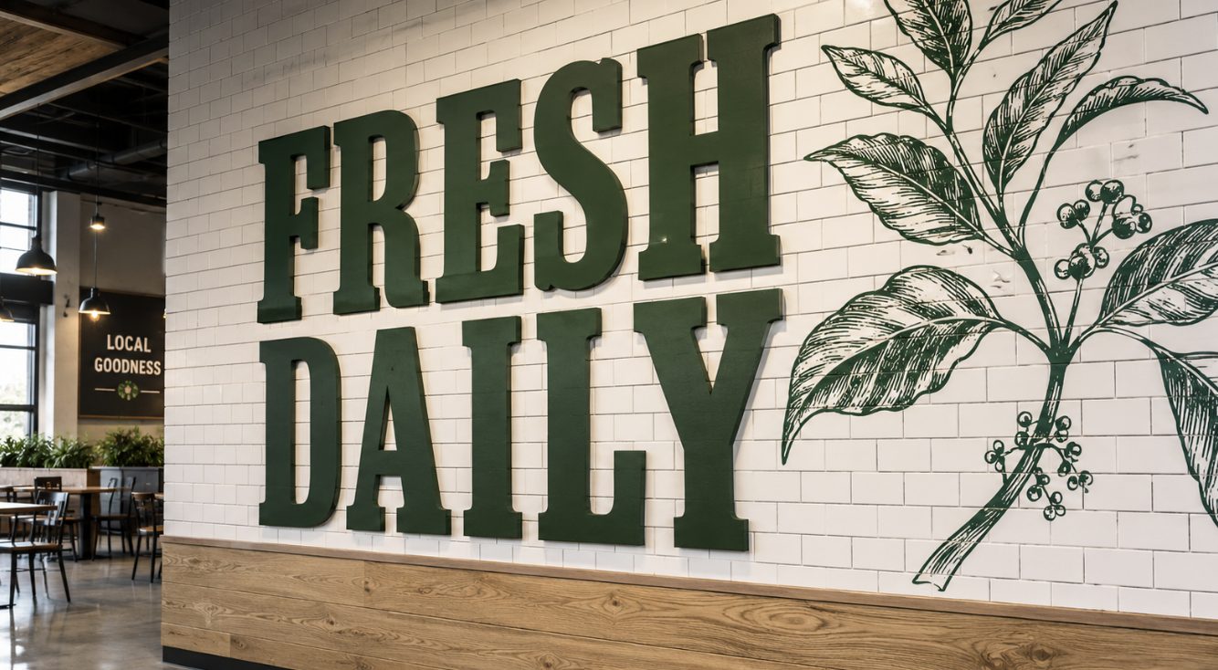 Wall graphic: Fresh Daily