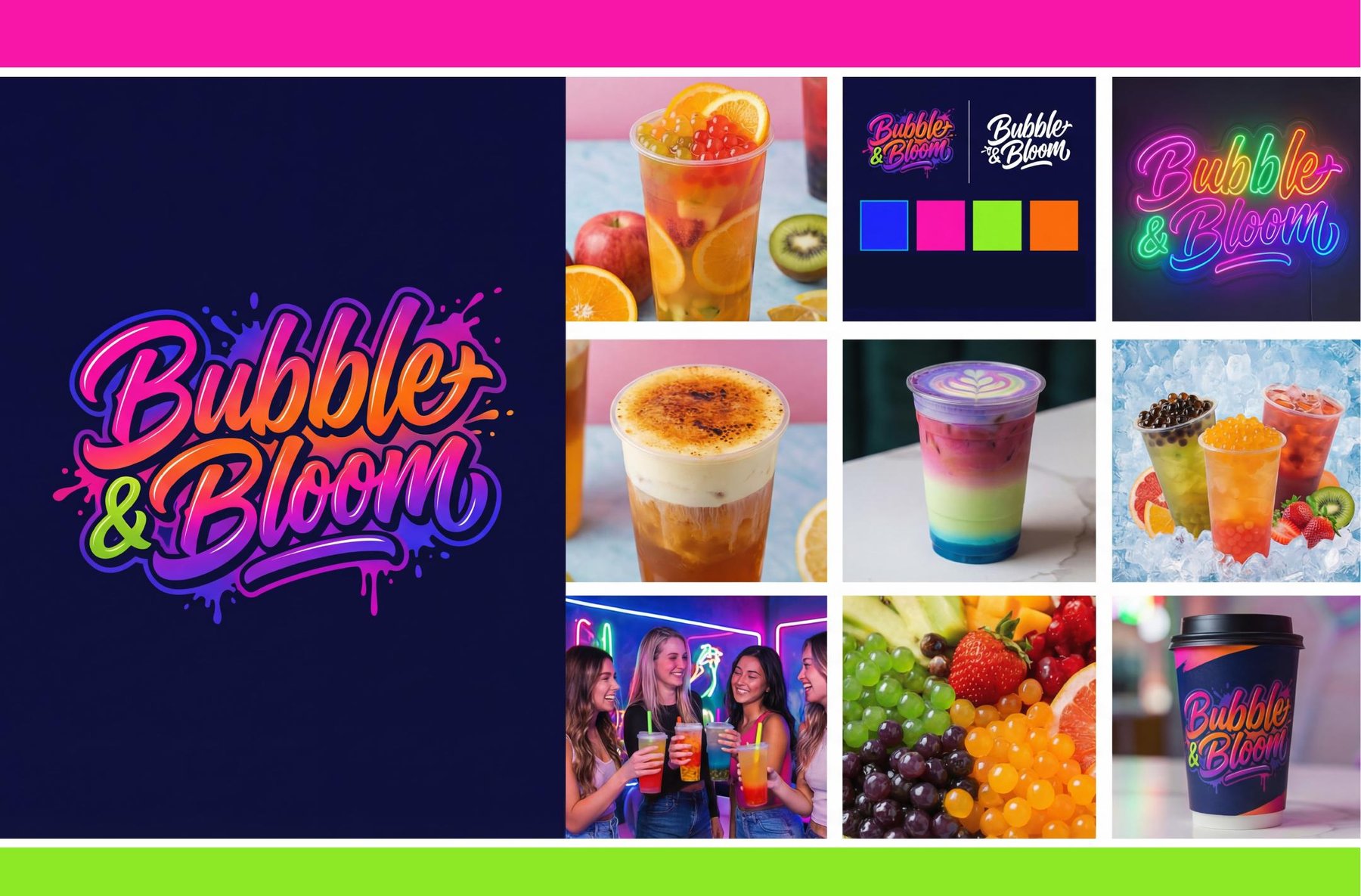 Bubble & Bloom, night version