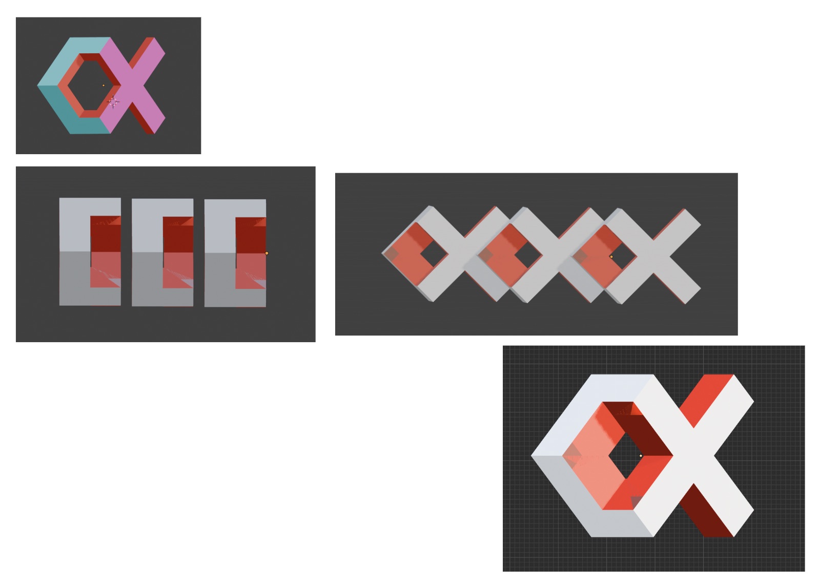Building the mark in 3D