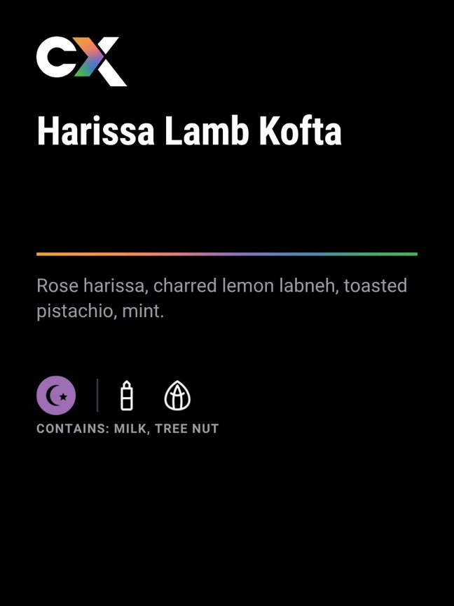 Harissa lamb kofta