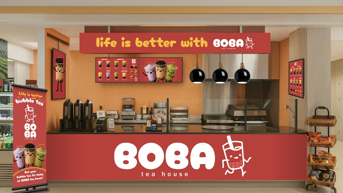 Boba tea house