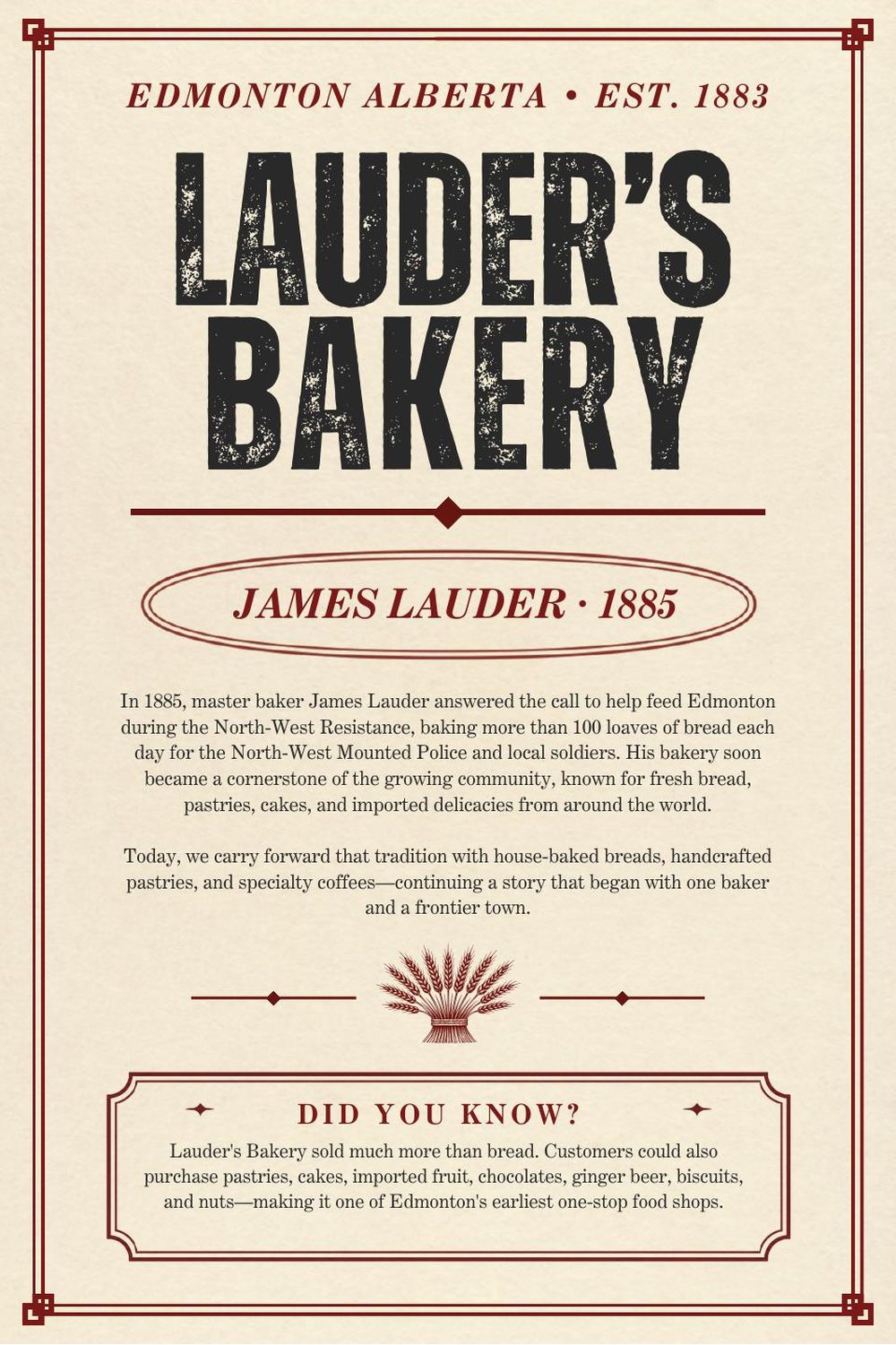 Lauder's Bakery