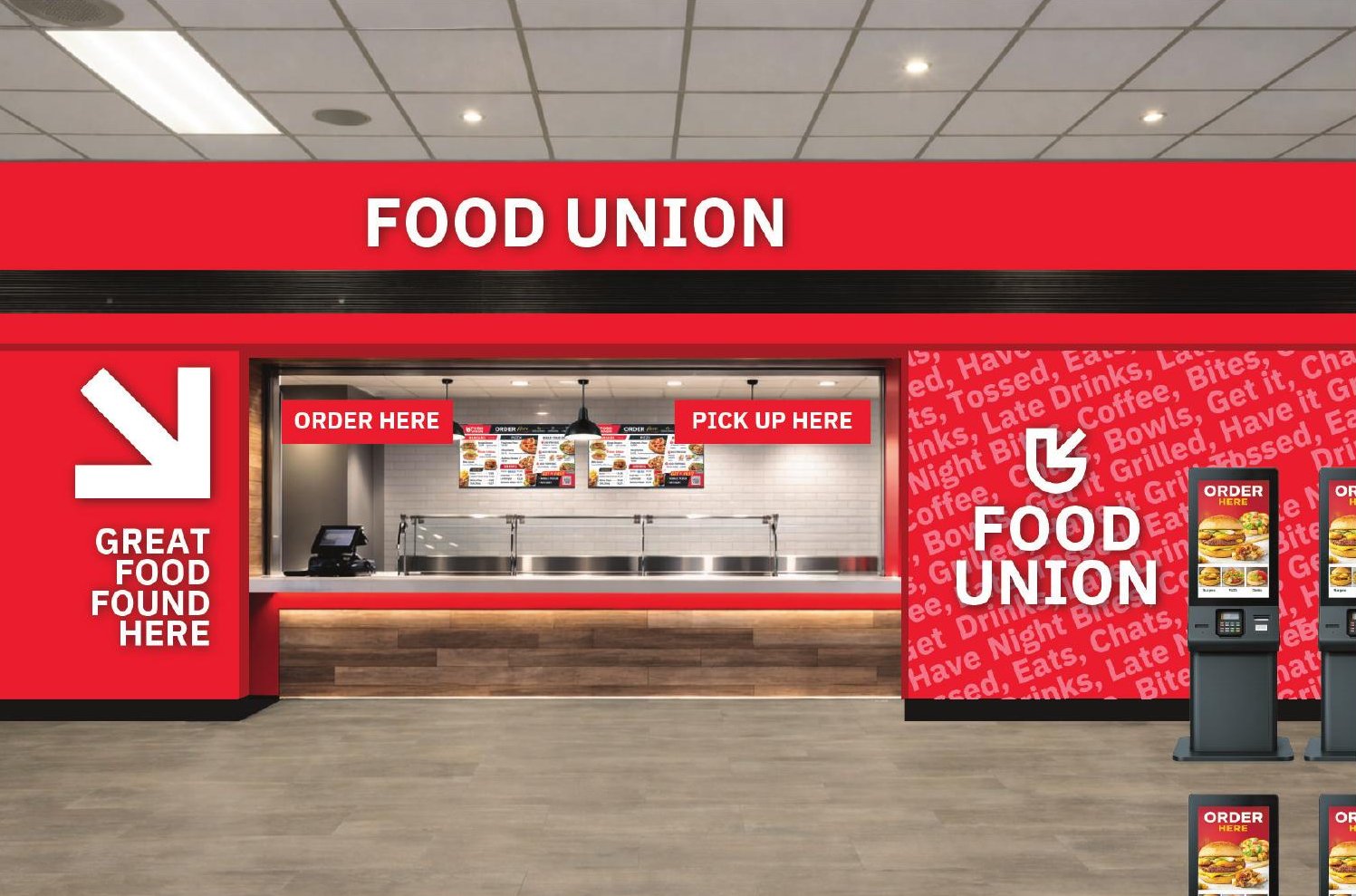 Food Union, concept mockup