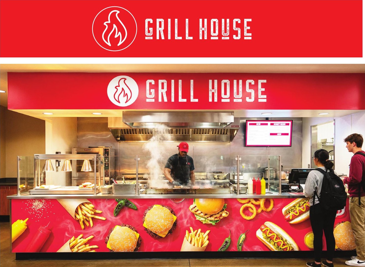 Grill House, concept mockup