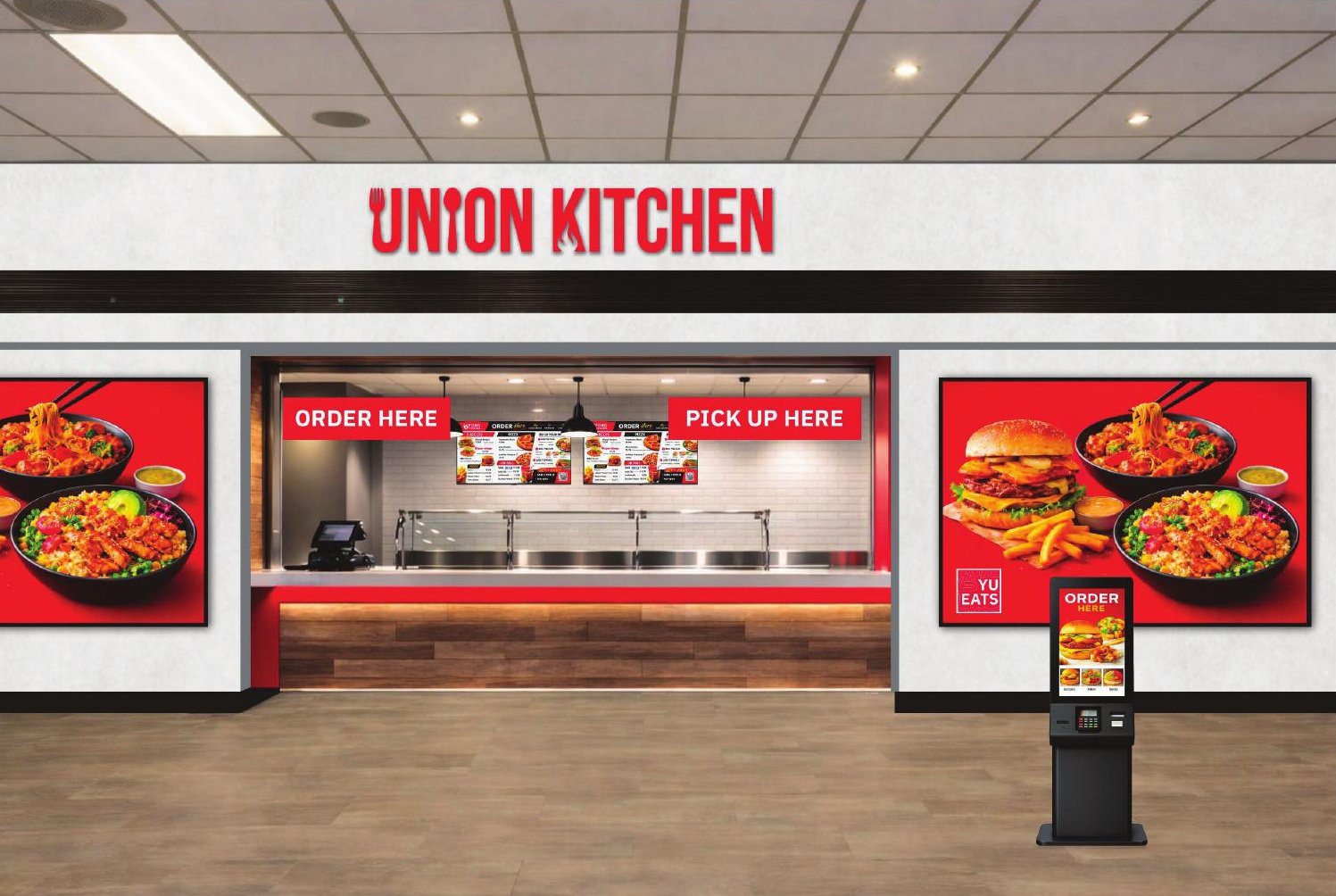 Union Kitchen, concept mockup